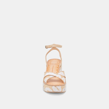 ENIKO HEELS NATURAL MULTI FLORAL SEQUIN
 – Dolce Vita | Dolce Vita