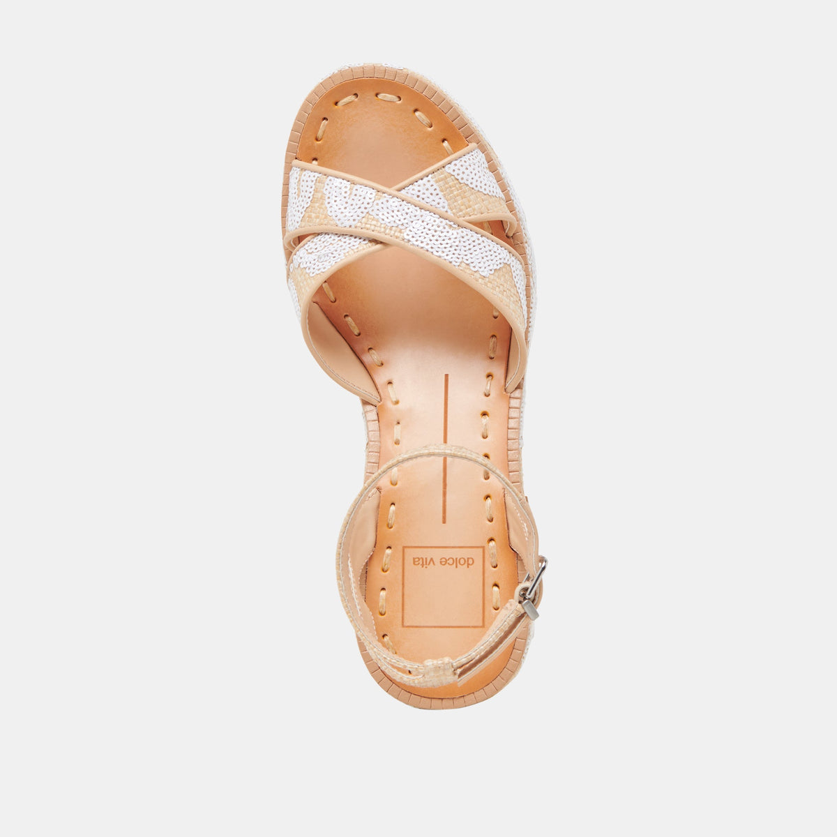 ENIKO HEELS NATURAL MULTI FLORAL SEQUIN
 – Dolce Vita | Dolce Vita