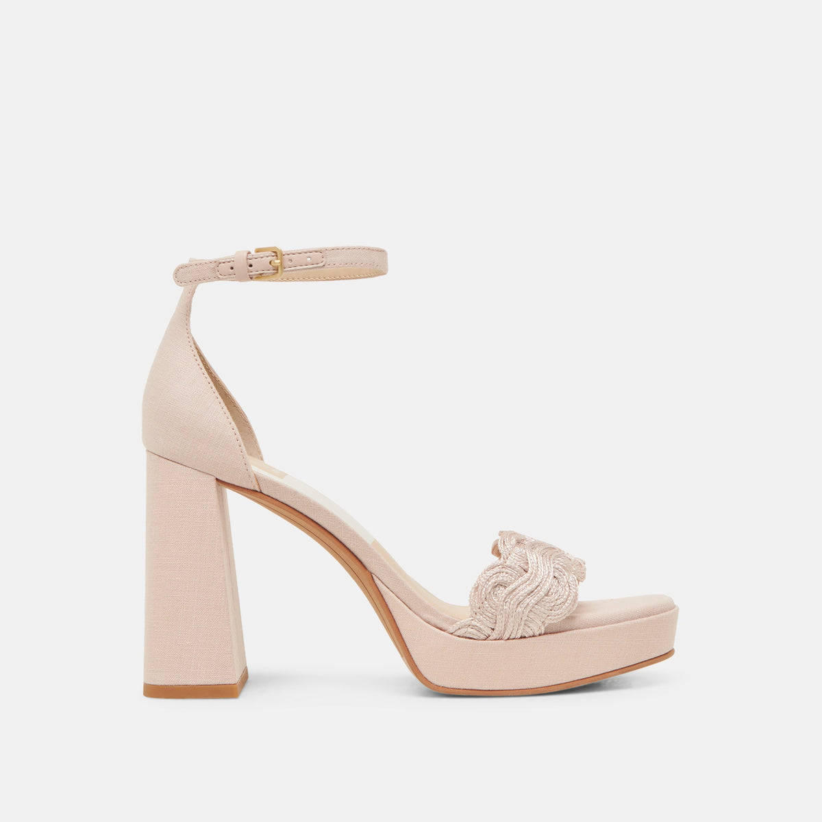 PELTIN HEELS LIGHT PINK WOVEN RAFFIA
 – Dolce Vita | Dolce Vita