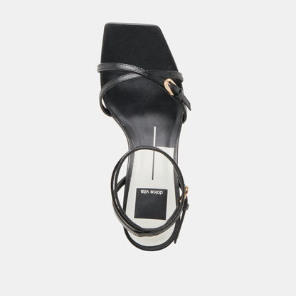 BAMBY HEELS BLACK LEATHER
 – Dolce Vita | Dolce Vita