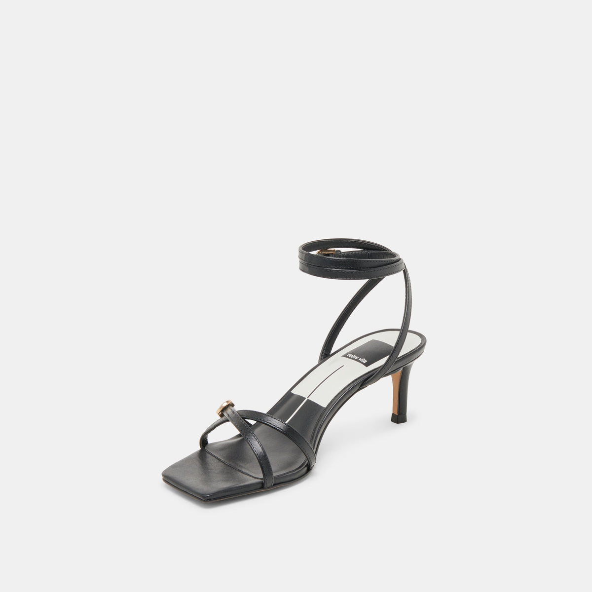 BAMBY HEELS BLACK LEATHER
 – Dolce Vita | Dolce Vita