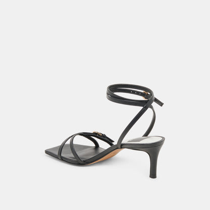 BAMBY HEELS BLACK LEATHER
 – Dolce Vita | Dolce Vita