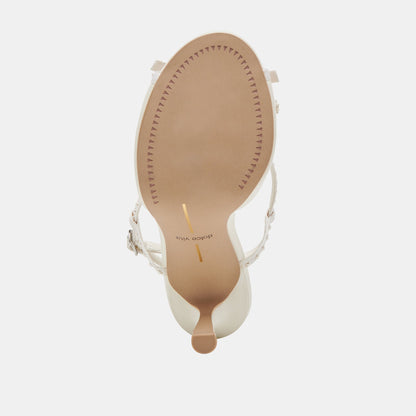 LONNY PEARL HEELS WHITE SATIN
 – Dolce Vita | Dolce Vita