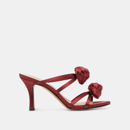 LINZY HEELS WINE SATIN
 – Dolce Vita | Dolce Vita