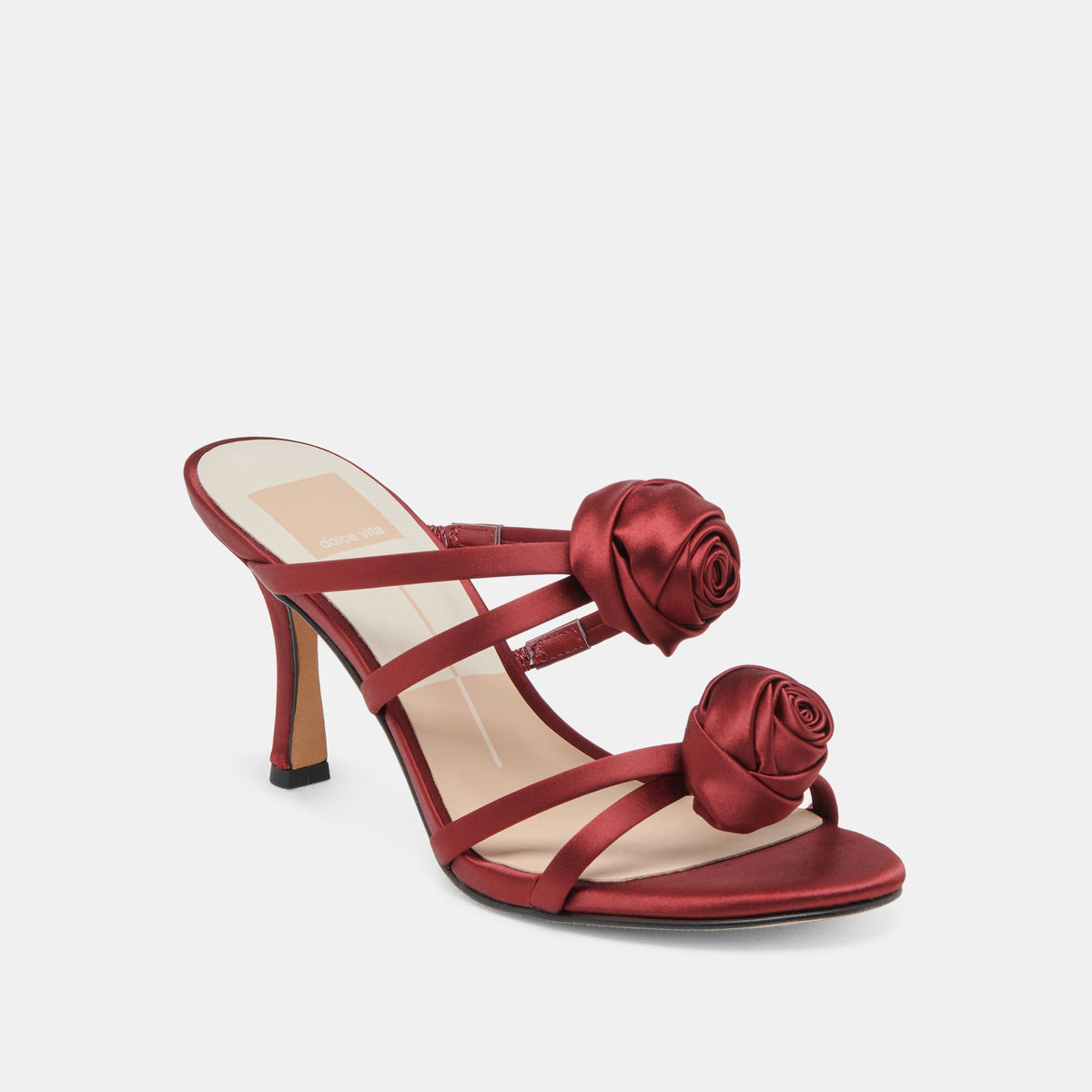 LINZY HEELS WINE SATIN
 – Dolce Vita | Dolce Vita