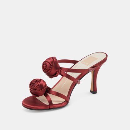 LINZY HEELS WINE SATIN
 – Dolce Vita | Dolce Vita