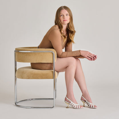 SICILY HEELS WHITE WOVEN LEATHER
 – Dolce Vita | Dolce Vita