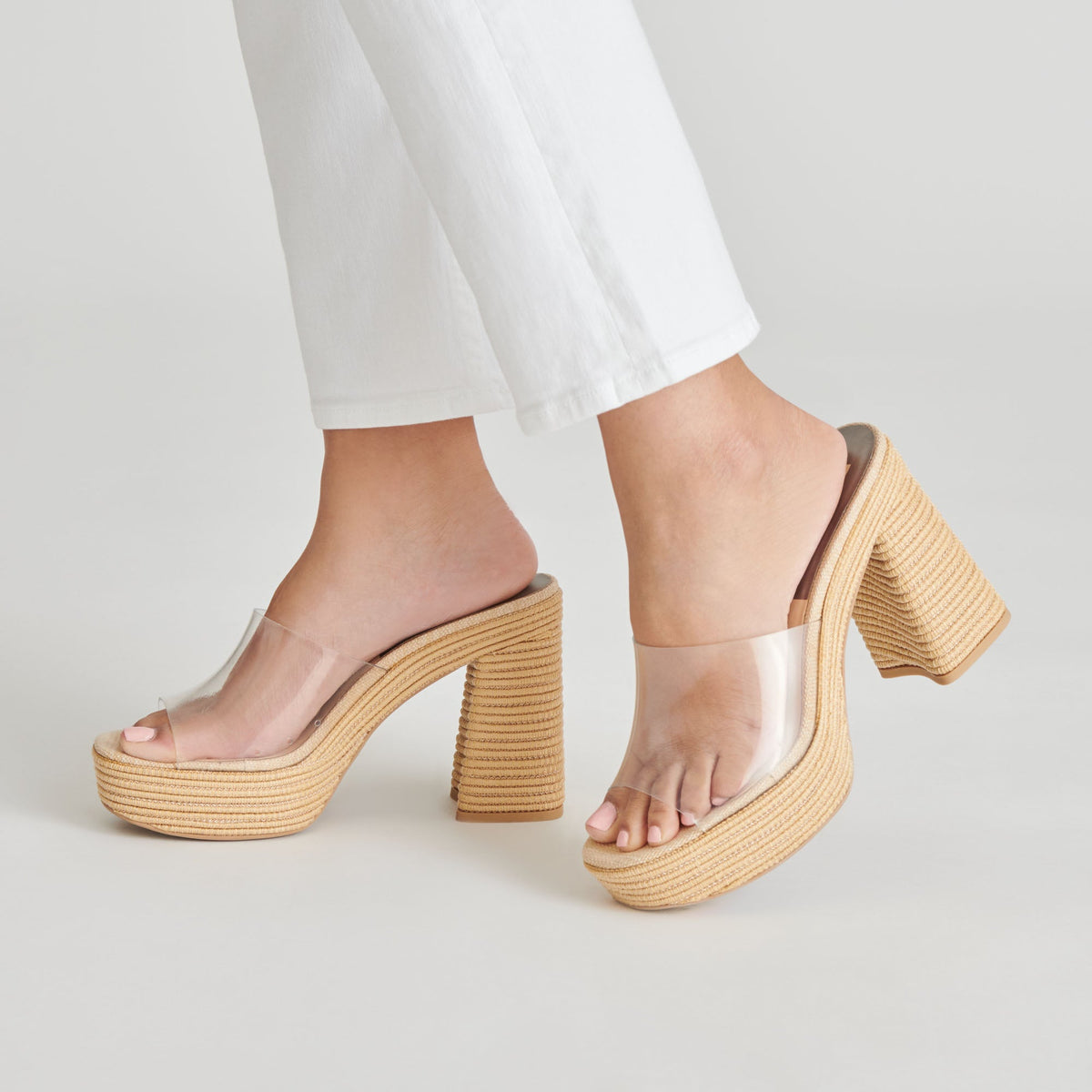 LICHIA HEELS NATURAL VINYL
 – Dolce Vita | Dolce Vita