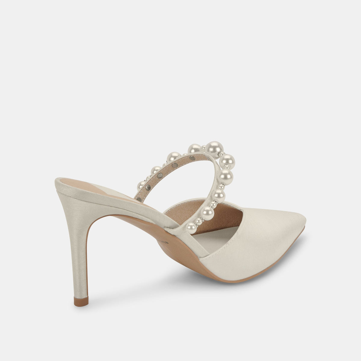 KANIKA Pearl Heels Vanilla Silk | Vanilla Silk Pearl Tapered Heels
 – Dolce Vita | Dolce Vita