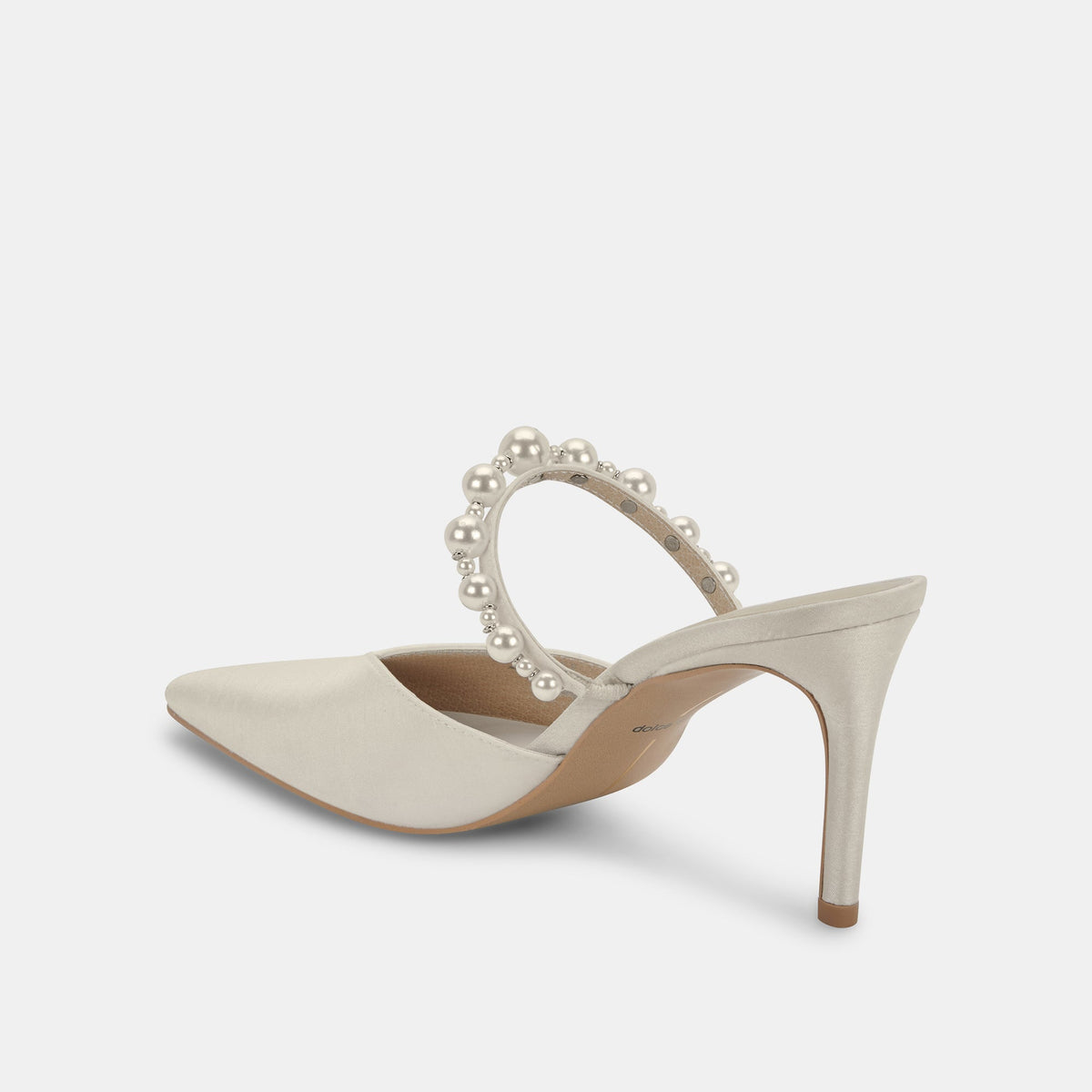 KANIKA Pearl Heels Vanilla Silk | Vanilla Silk Pearl Tapered Heels
 – Dolce Vita | Dolce Vita