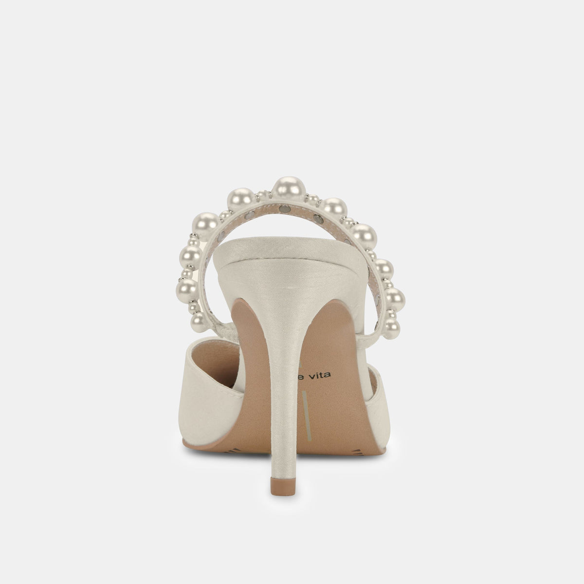 KANIKA Pearl Heels Vanilla Silk | Vanilla Silk Pearl Tapered Heels
 – Dolce Vita | Dolce Vita