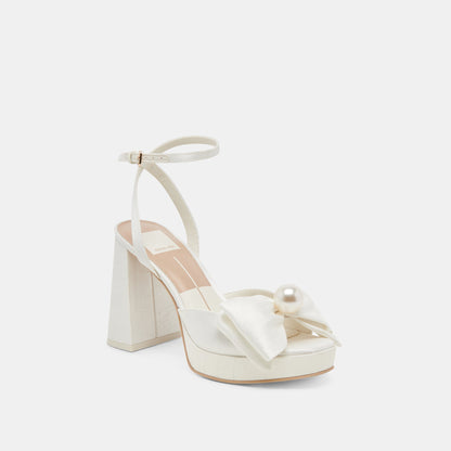 PATTON HEELS IVORY SATIN
 – Dolce Vita | Dolce Vita