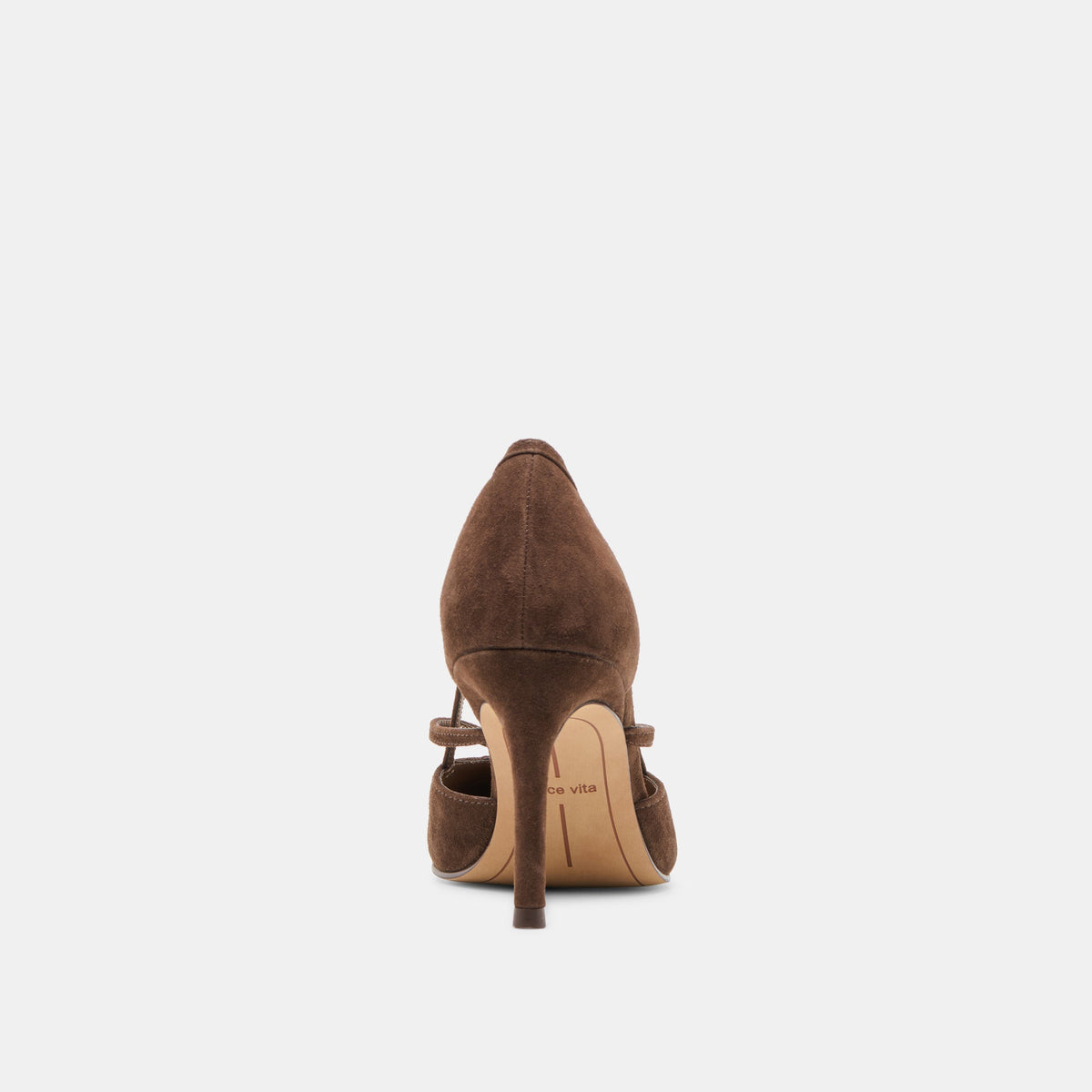 Kaine Dk Brown Suede Heels | Dolce Vita