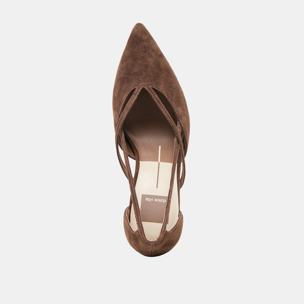 Kaine Dk Brown Suede Heels | Dolce Vita