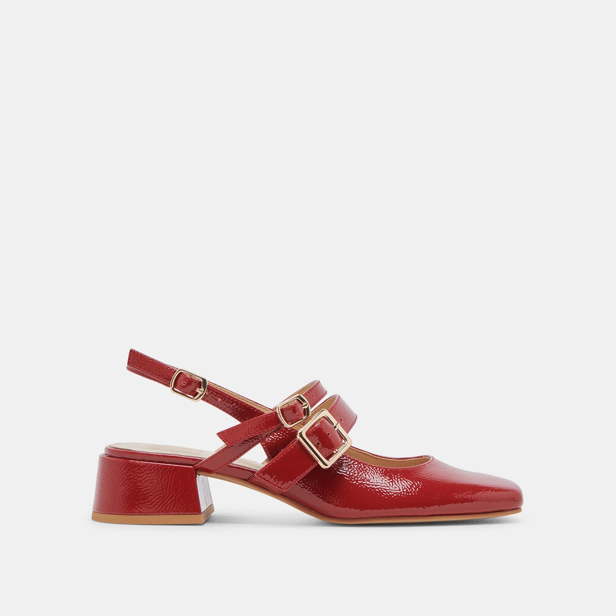 PATZY HEELS CRIMSON CRINKLE PATENT LEATHER
 – Dolce Vita | Dolce Vita