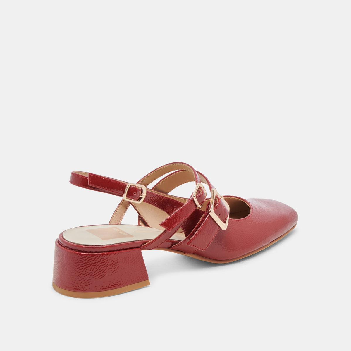 PATZY HEELS CRIMSON CRINKLE PATENT LEATHER
 – Dolce Vita | Dolce Vita