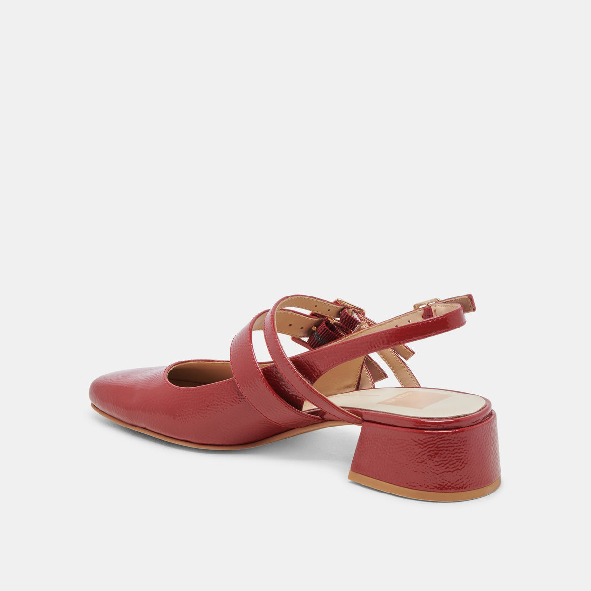 PATZY HEELS CRIMSON CRINKLE PATENT LEATHER
 – Dolce Vita | Dolce Vita