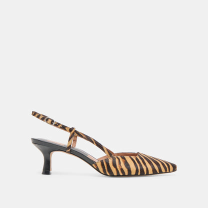 Odela Tiger Calf Hair Heels | Dolce Vita