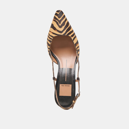Odela Tiger Calf Hair Heels | Dolce Vita