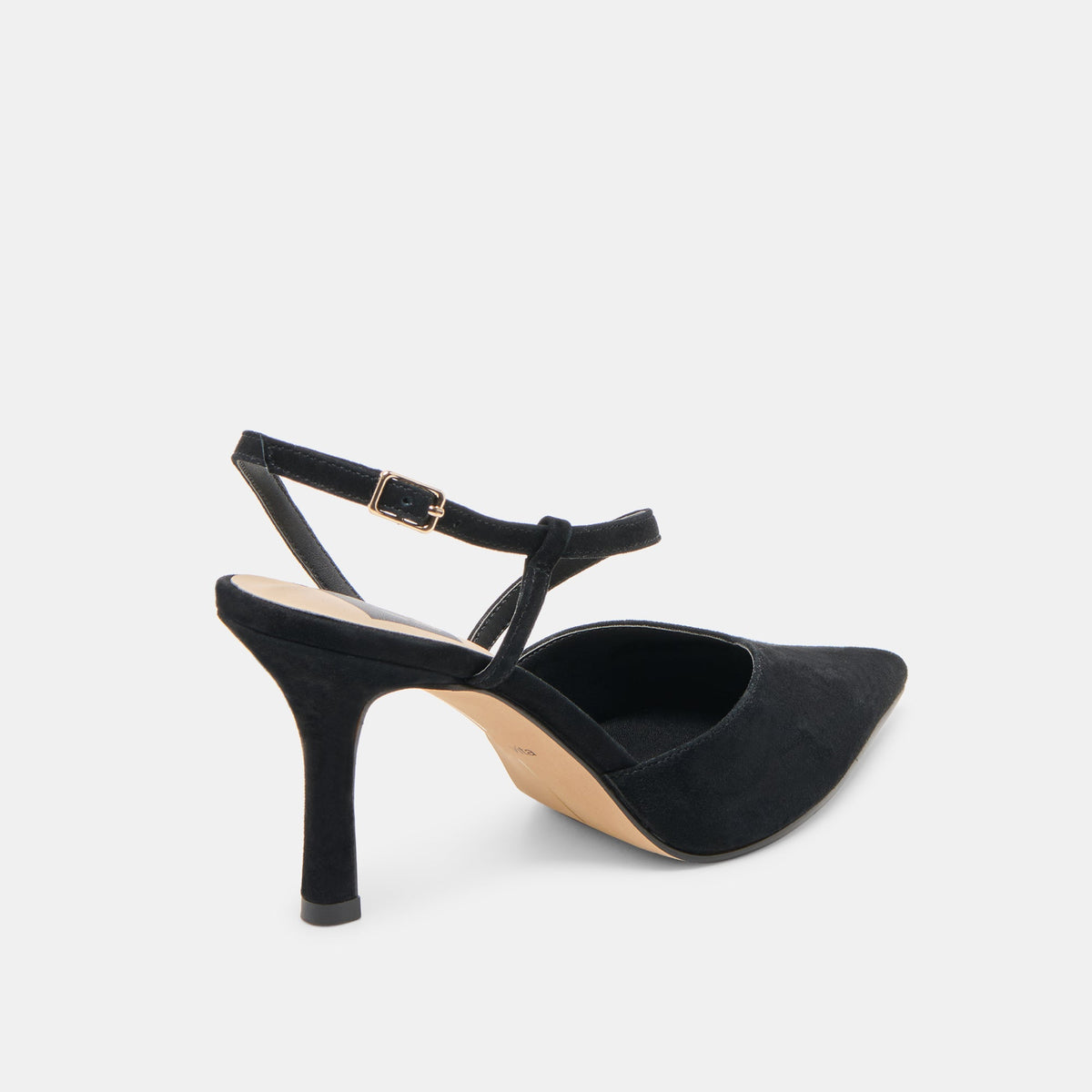 Kamra Onyx Suede Heels | Dolce Vita
