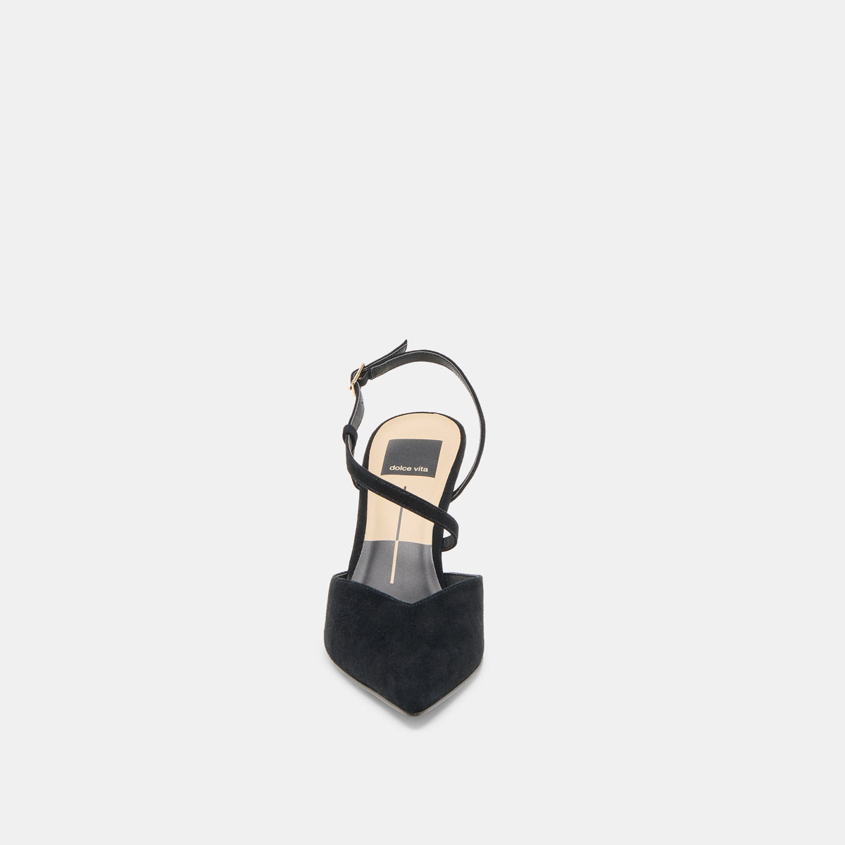 Kamra Onyx Suede Heels | Dolce Vita