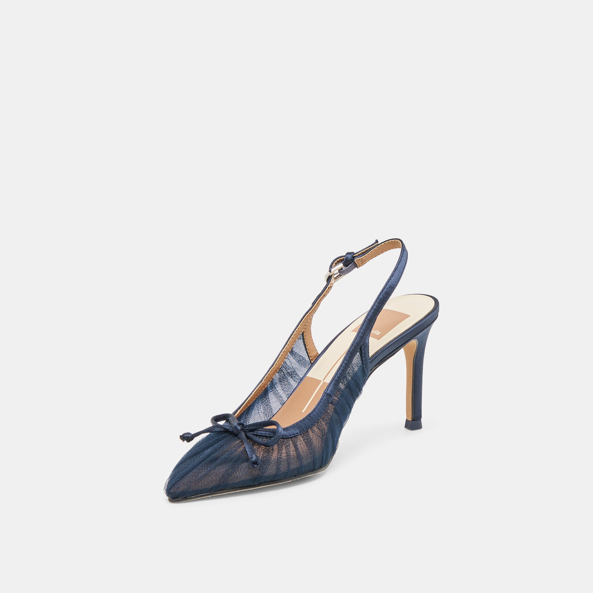 Yela Navy Tulle Heels | Dolce Vita