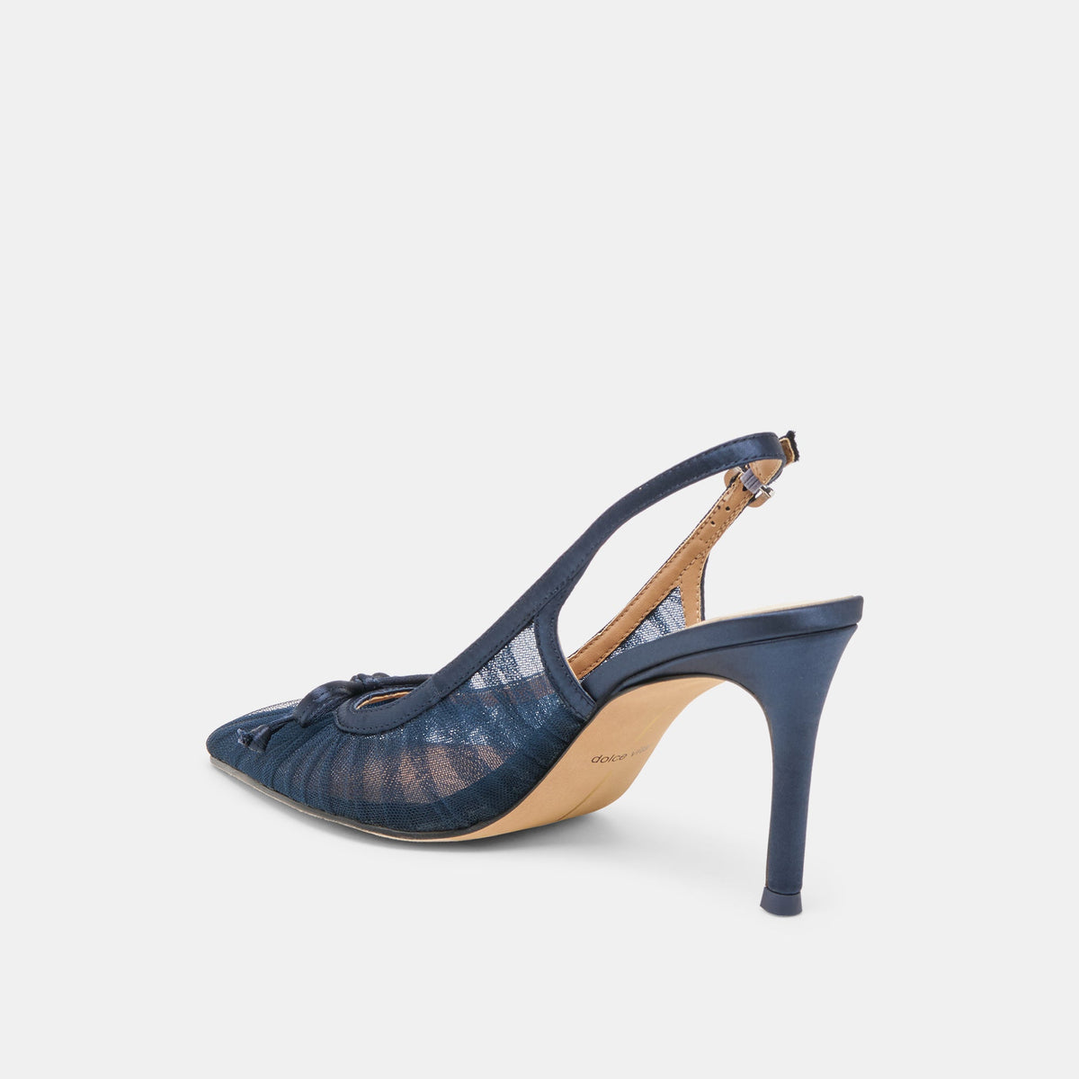 Yela Navy Tulle Heels | Dolce Vita