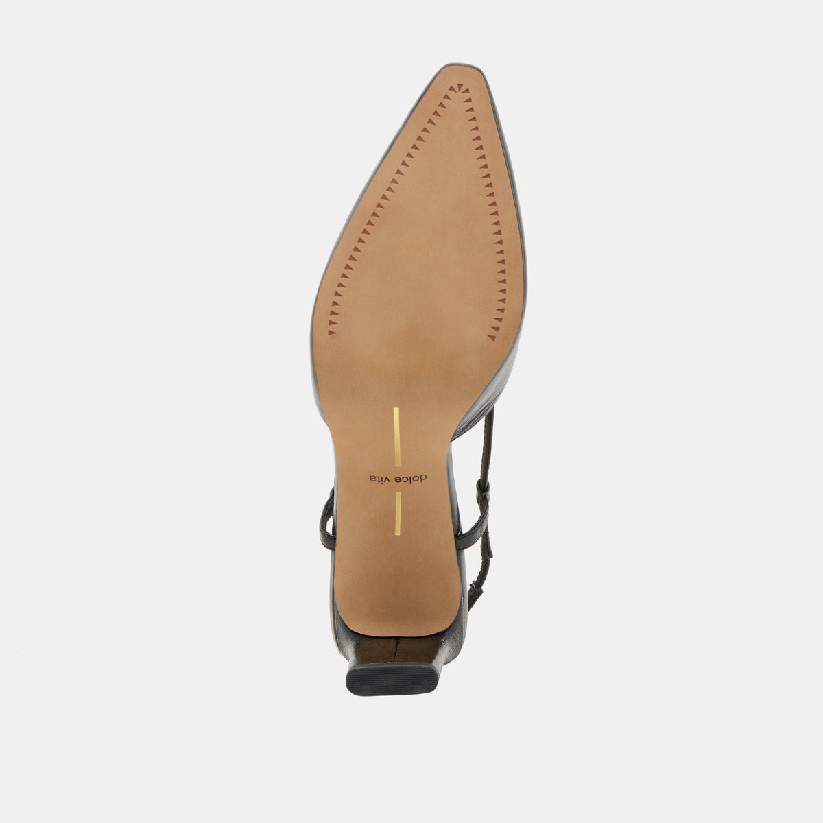 Ginay Black Leather Heels | Dolce Vita