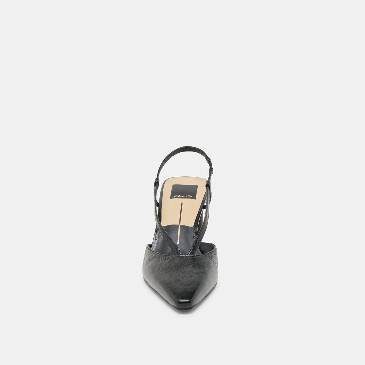 Ginay Black Leather Heels | Dolce Vita