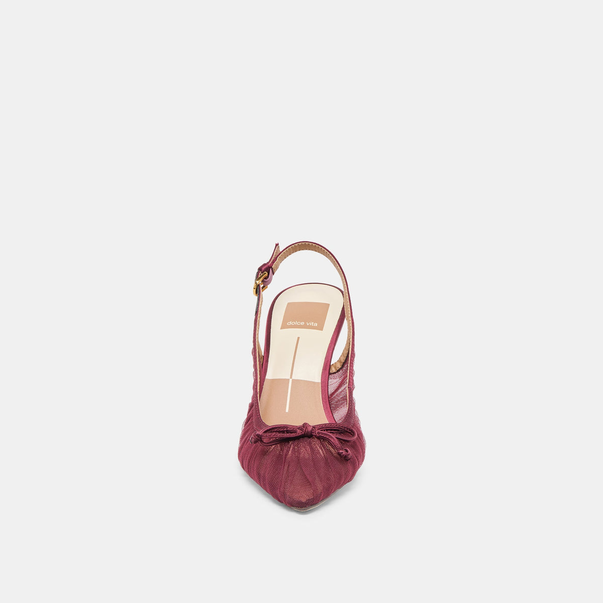Yela Cranberry Tulle Heels | Dolce Vita