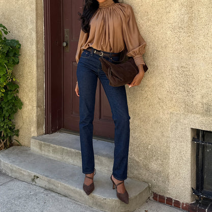Kamra Dk Brown Suede Heels | Dolce Vita