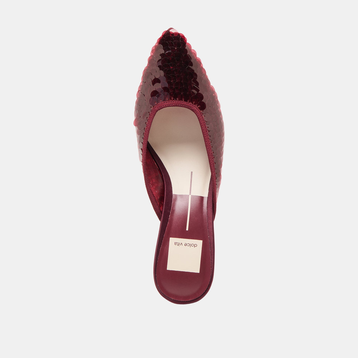 Cleo Cranberry Sequin Heels | Dolce Vita