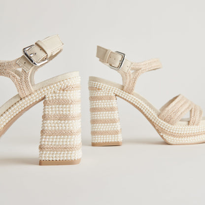 ANIRA Ivory Pearl Heels | Women's Bridal Ivory Pearl Heels
 – Dolce Vita | Dolce Vita