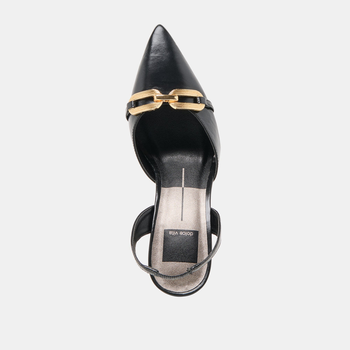 Malik Midnight Crinkle Patent Heels | Dolce Vita