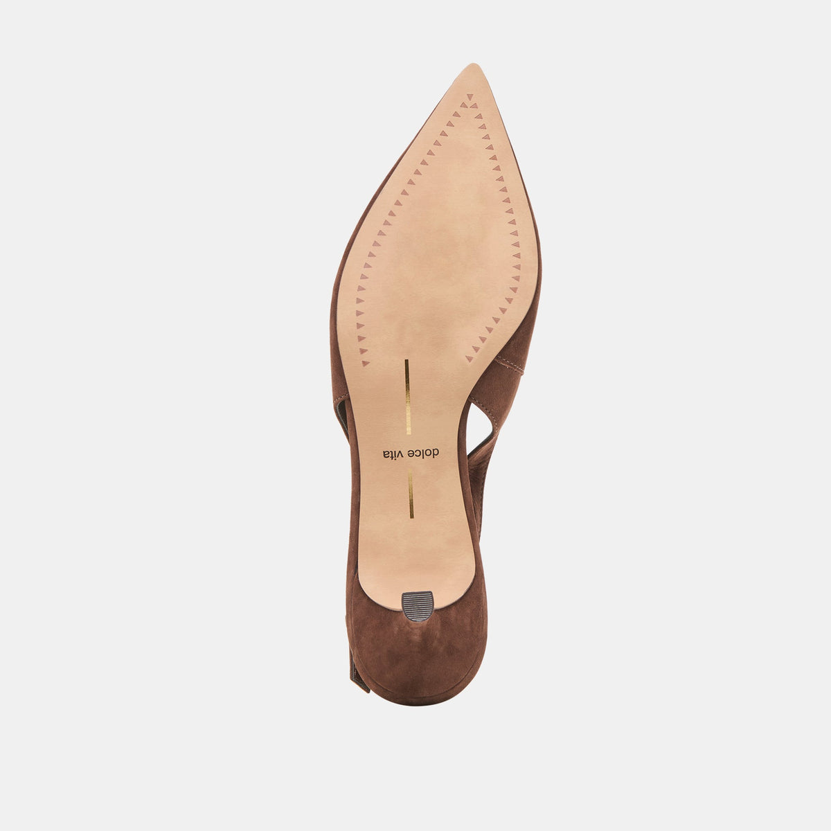 Alenna Dk Brown Suede Heels | Dolce Vita