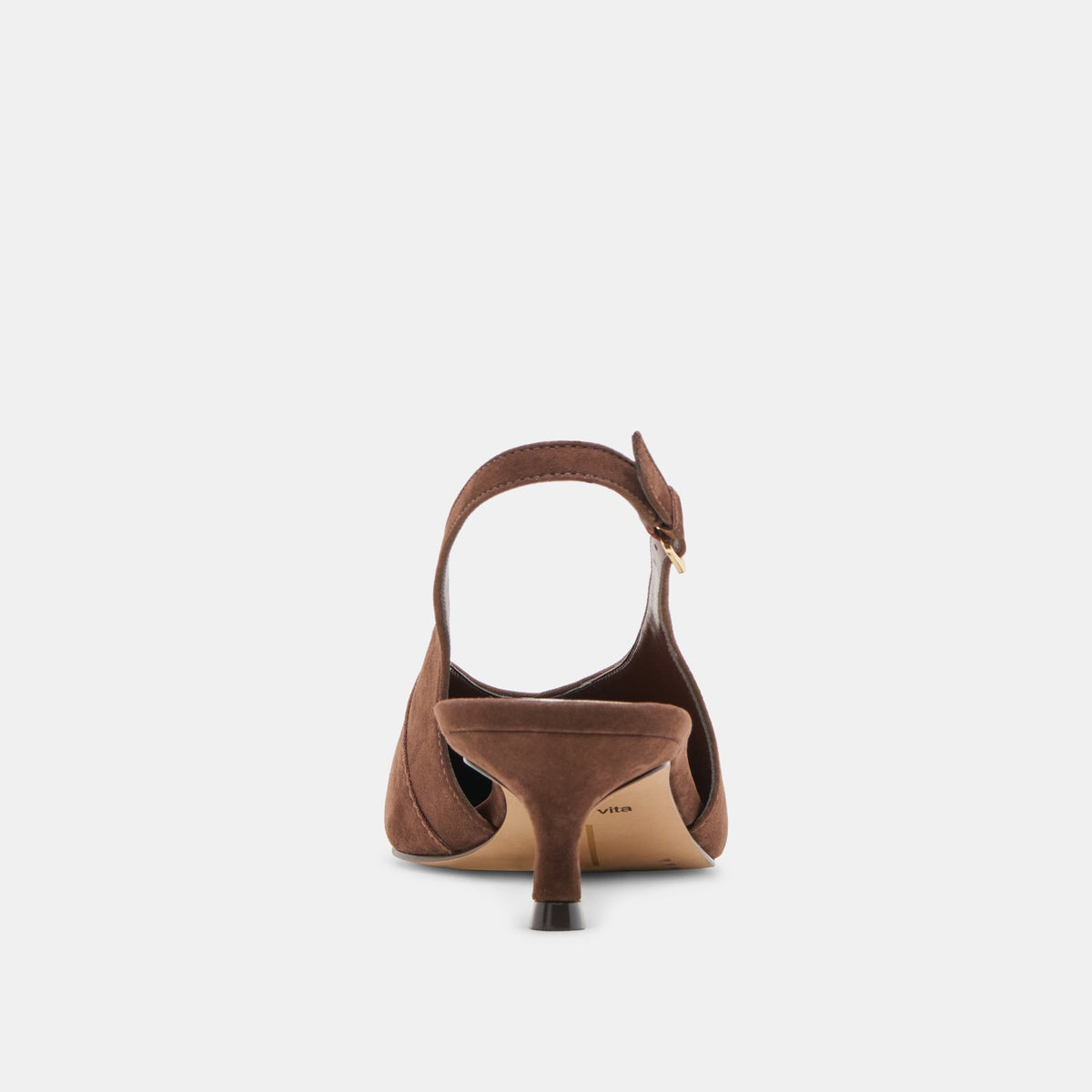 Alenna Dk Brown Suede Heels | Dolce Vita