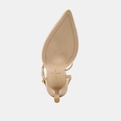 Kamra Camel Suede Heels | Dolce Vita