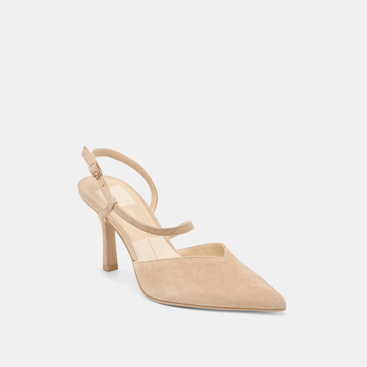 Kamra Camel Suede Heels | Dolce Vita