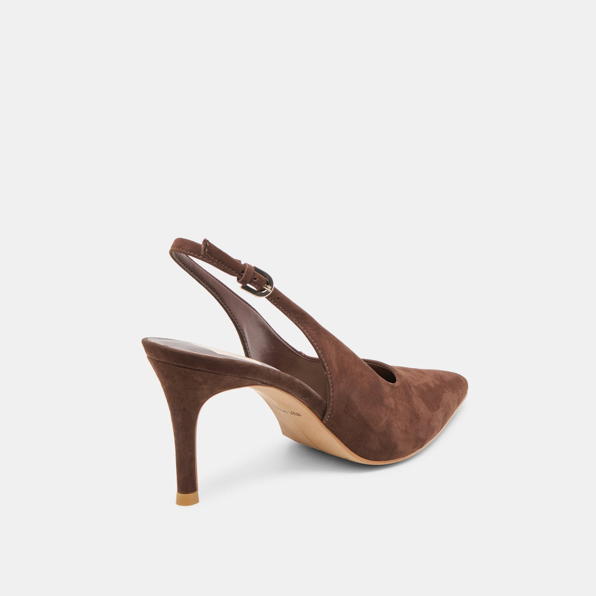 Elasi Dk Brown Nubuck Heels | Dolce Vita