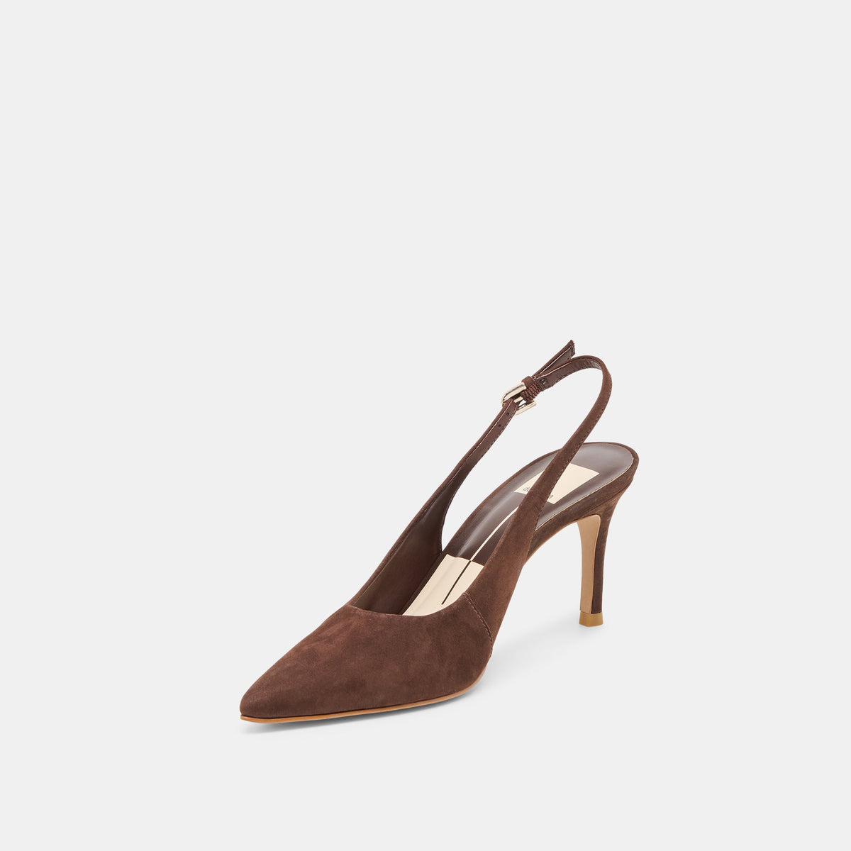 Elasi Dk Brown Nubuck Heels | Dolce Vita