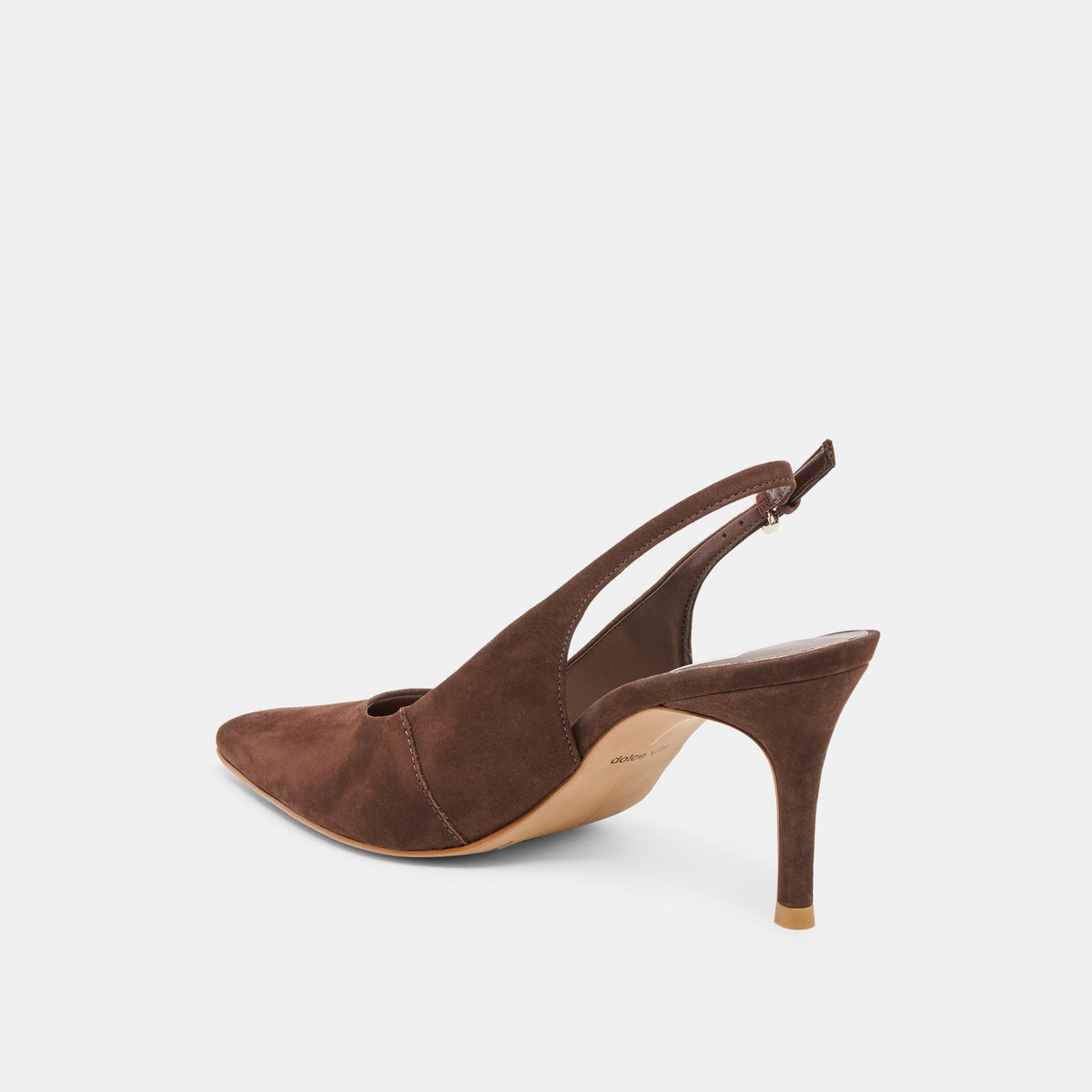 Elasi Dk Brown Nubuck Heels | Dolce Vita