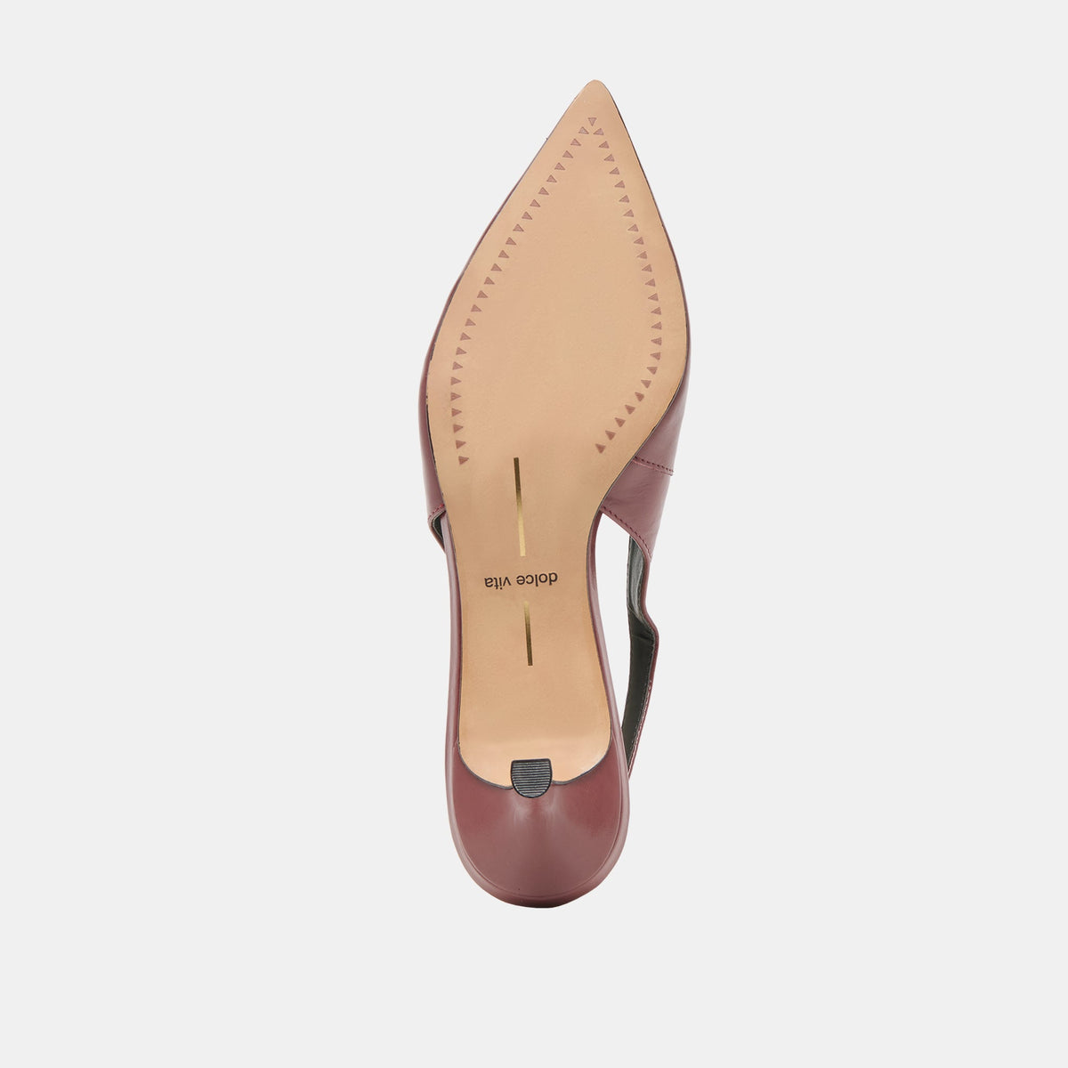 Alenna Oxblood Crinkle Heels | Dolce Vita