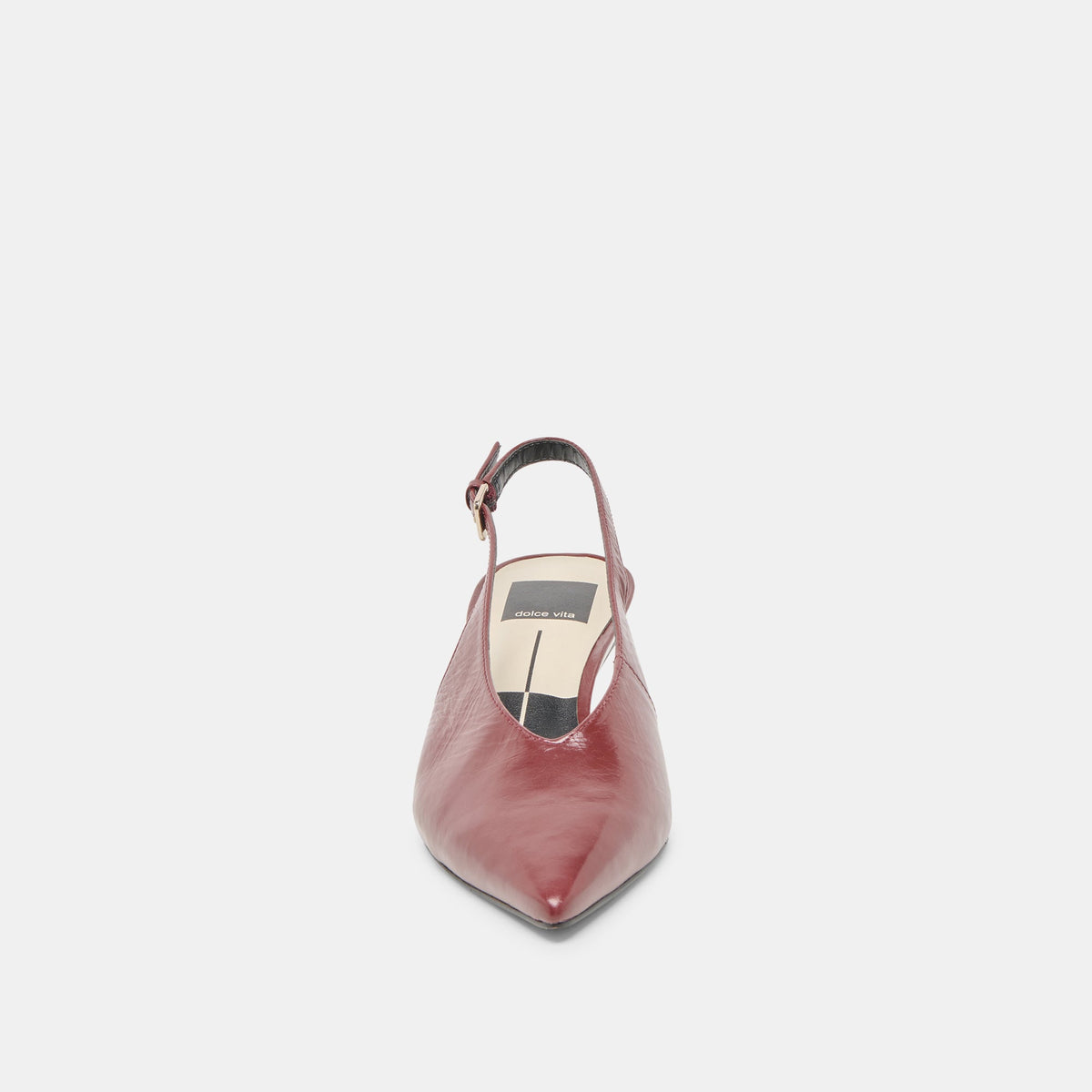 Alenna Oxblood Crinkle Heels | Dolce Vita
