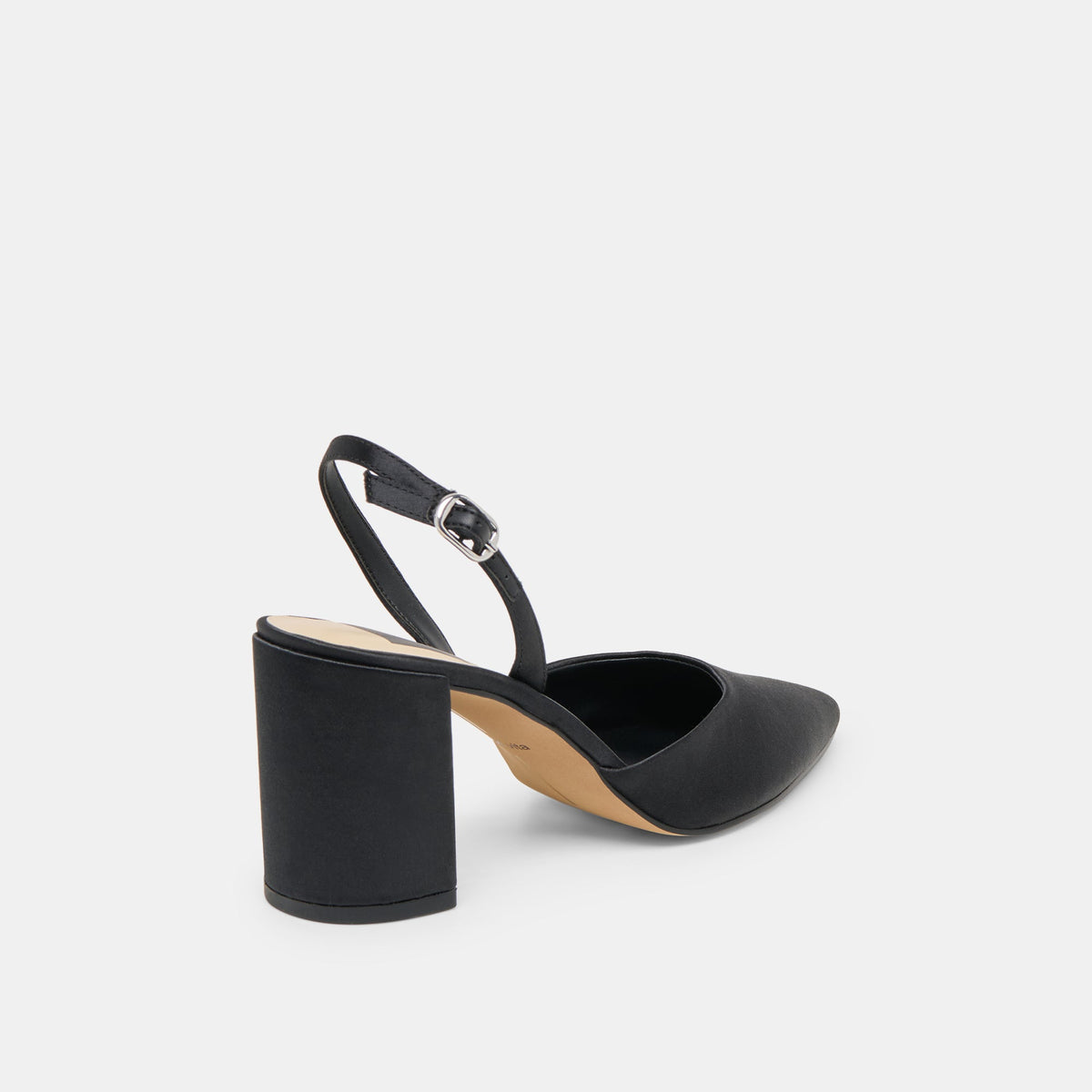 Carel Onyx Satin High Heels | Dolce Vita
