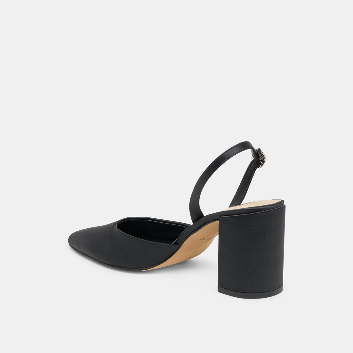 Carel Onyx Satin High Heels | Dolce Vita