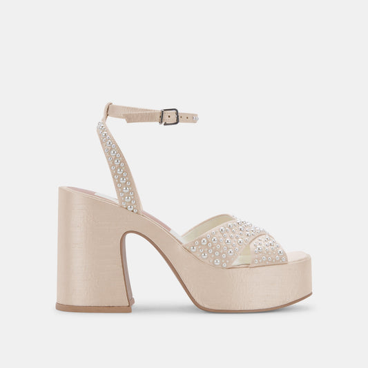 WESSI PEARL HEELS VANILLA PEARLS
 – Dolce Vita | Dolce Vita