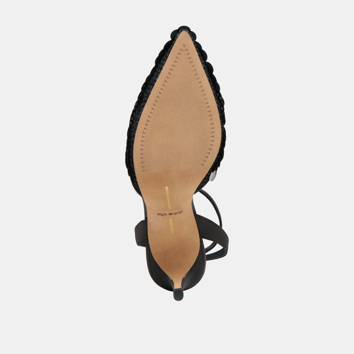 Elizza Confetti Onyx Woven Mesh Heels | Dolce Vita
