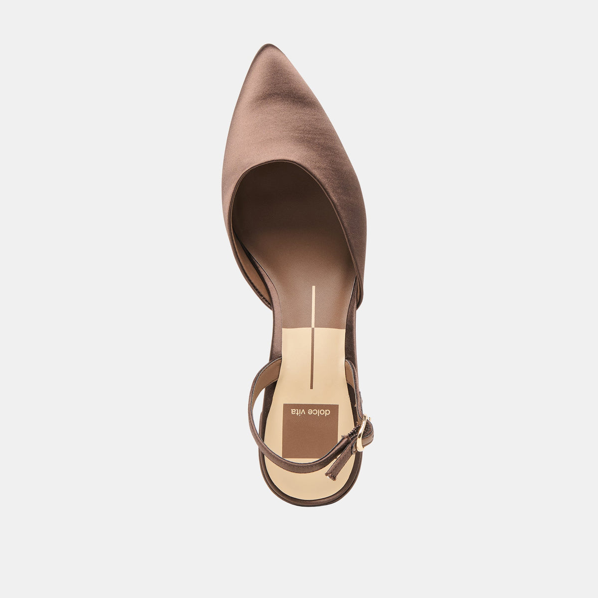 Carel Dk Brown Satin Heels | Dolce Vita