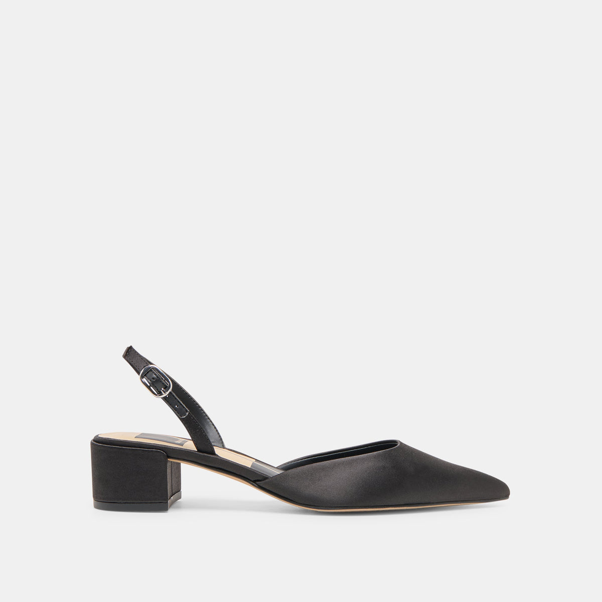 Carel Onyx Satin Heels | Dolce Vita