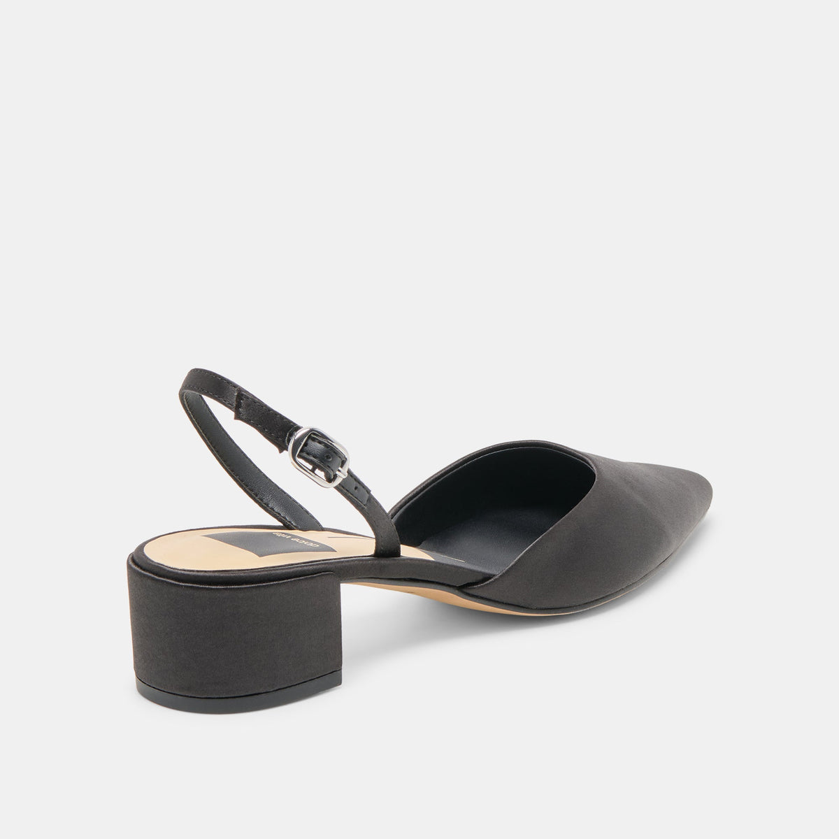 Carel Onyx Satin Heels | Dolce Vita